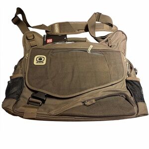 Ogio Hip Hop Messenger Bags in Brown Plaid, NWT